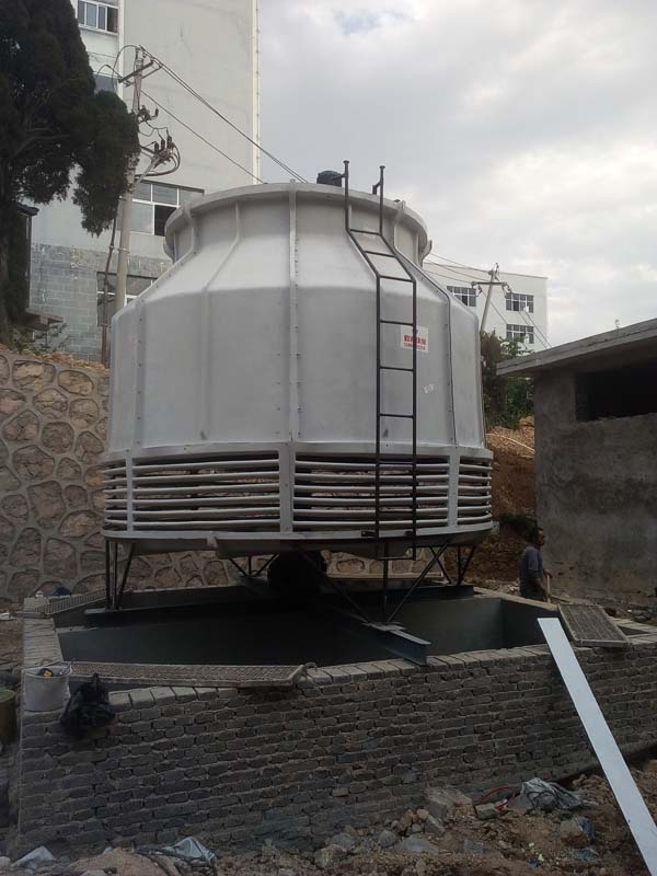 贵州六盘水DBNL3-150T冷却塔施工现场